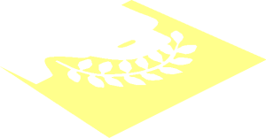 ~Sticker  1.1 x  1.7 with 1st Place Cup and Laurel Pattern - Background