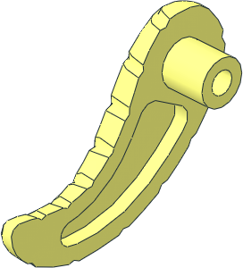 Animal Tauntaun/Wampa Horn Right