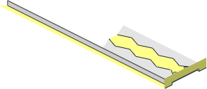~Electric Plate  2 x  8 with Contacts - Half