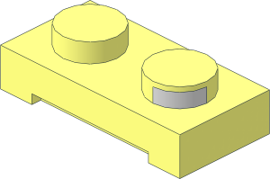 Electric Plate  1 x  2 with Contacts