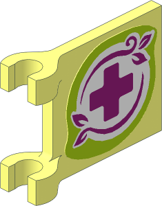 Flag  2 x  2 with Jungle Rescue Logo Stickers on Both Sides