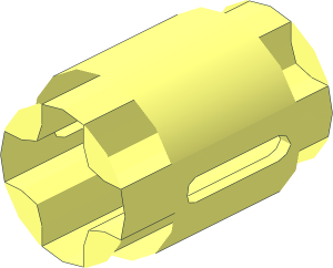 Technic Bush without Collars without Edge Lines
