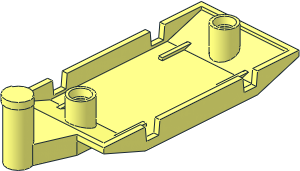~Duplo Train Base  4 x  2 Bottom