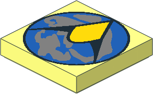 Tile  2 x  2 with Explorien Logo Pattern