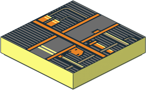 Tile  2 x  2 with SW Snowspeeder Vent Pattern