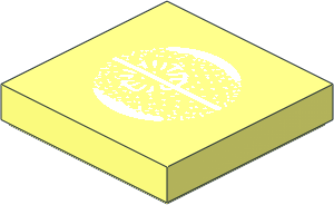 Tile  2 x  2 with SW Death Star Pattern