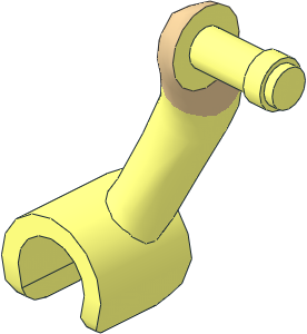 Figure Friends Female Right Arm with Tan Short Sleeve Pattern