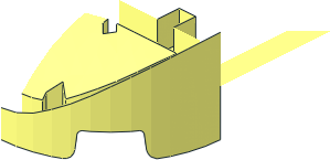 ~Slope Brick Curved  2 x  2 x  0.667 Half Round with 2 Studs - Quarter