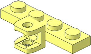 Plate 1 x 4 with Socket Joint-8 Square Plate 1 x 4 with Socket Joint-8 Square
