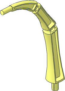 Animal Leg Segmented with Axle and Bar 1L on Tip Animal Leg Segmented with Axle and Bar 1L on Tip