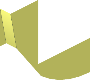 ~Duplo Train Steam Engine Push Rod - Common Geometry, Centre - Eighth