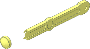 ~Duplo Train Steam Engine Push Rod - Common Geometry