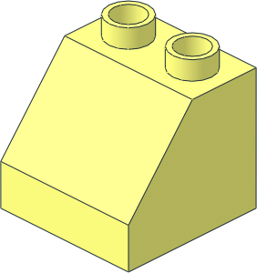 Duplo Slope 2 x 2 x 1.5 Duplo Slope 2 x 2 x 1.5