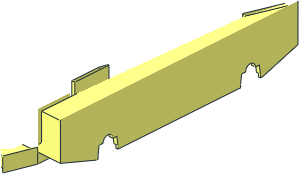 ~Duplo Train Base  6 x  2 - Top - Half