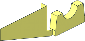 ~Duplo Train Base  6 x  2 - Bottom - Quarter