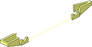 ~Duplo Train Base  6 x  2 - Bottom - Half