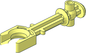 ~Duplo Train Movable Hitch with Stoppers - Common Geometry