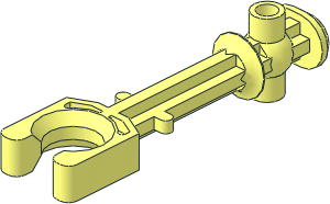 ~Duplo Train Movable Hitch with Stoppers - Short