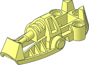 Constraction Foot 3 x 7 x 2 with 3 Pegholes and Axle Constraction Foot 3 x 7 x 2 with 3 Pegholes and Axle
