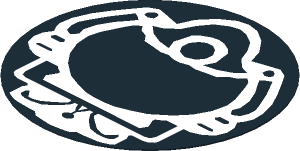 Sticker  1.9 x  1.9 Round with Very Cold Heat Sensitive UFO Alien Head