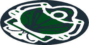 Sticker  1.9 x  1.9 Round with Hot Heat Sensitive UFO Alien Head