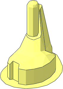 ~Figure Friends Foot Underside for Legs with Thin Hinge Structure ~Figure Friends Foot Underside for Legs with Thin Hinge Structure