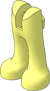 Figure Friends Legs with Trousers with Back Pockets (Thin Hinge) Figure Friends Legs with Trousers with Back Pockets (Thin Hinge)