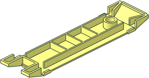 ~Duplo Train Base  8 x  2 with Two Axles - Bottom