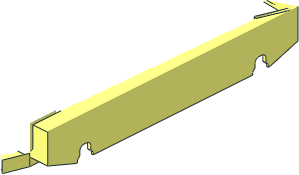 ~Duplo Train Base  8 x  2 - Top - Half