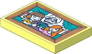 Tile  2 x  3 with Beekeeper Picture Frame Sticker