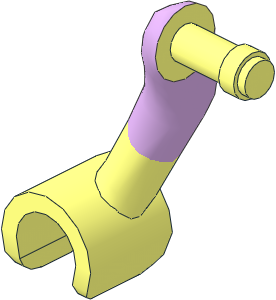 Figure Friends Female Right Arm with Lavender Three Quarters Sleeve Pattern