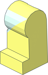 Minifig Leg Left with Light Aqua Leotard Pattern