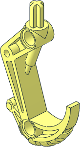 Constraction Claw Hook with Axle