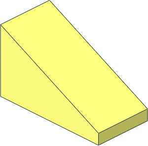 Modulex Slope Brick 27  2 x  1