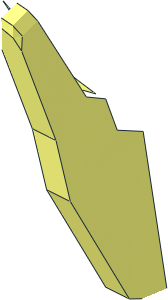 ~Technic Excavator Bucket 13 x  9.5 Tooth Half