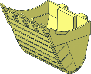 Technic Excavator Bucket 13 x  9.5