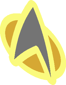 ~Starfleet Combadge for Minifig Torso