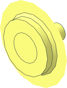 ~Wheel  4 x 14.4 with Stub Axles with Integral Tyre, Rim Half