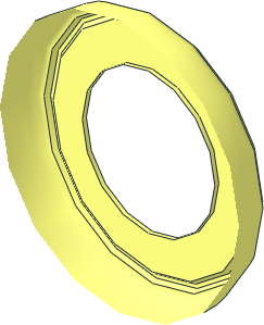 ~Wheel  4 x 14.4 with Stub Axles with Integral Tyre, Tyre Half