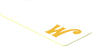 Sticker  0.8 x  1.8 with Gold Ornamented "W" Right