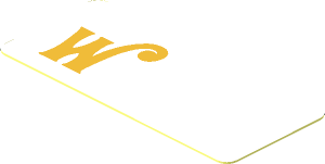 Sticker  0.8 x  1.8 with Gold Ornamented W Left