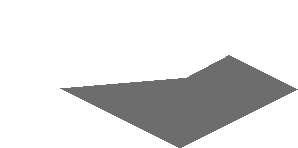 ~Sticker  0.8 x  3.1 with White Trapezoid on Grey Background Left - Fifth Face