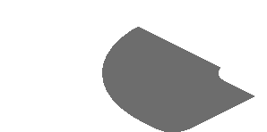 ~Sticker  0.8 x  3.0 with Dark Grey Lines on White Background Right - Sixth Face