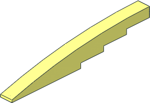 Slope Brick Curved  1 x 12 x  1.667