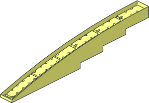 ~Slope Brick Curved  1 x 12 x  1.667 without Top