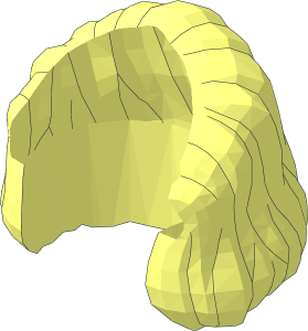 ~Minifig Head Top Klingon Hair