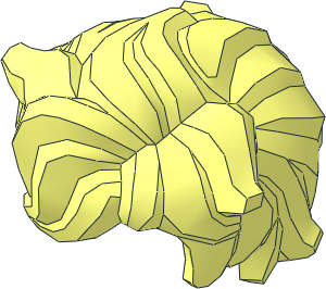 Minifig Hair Tousled and Sticking Out on Both Sides