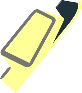 ~Slope Brick 31  1 x  1 x  0.667 with Dark Bluish Grey Trapezoids and Lime Light Bar Half Pattern