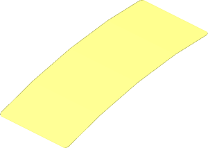 ~Sticker Back  1.8 x  3.8 (Formed)