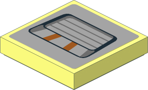 Tile  2 x  2 with Wide Grid Sticker